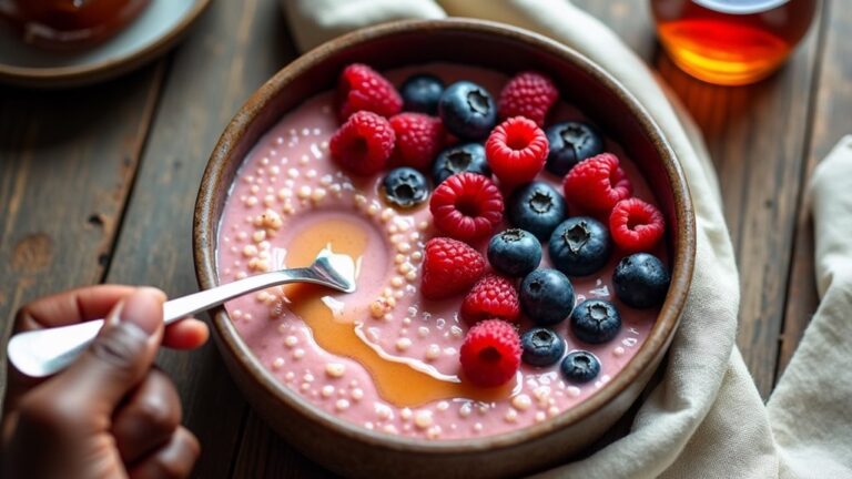 berry amaranth porridge delight