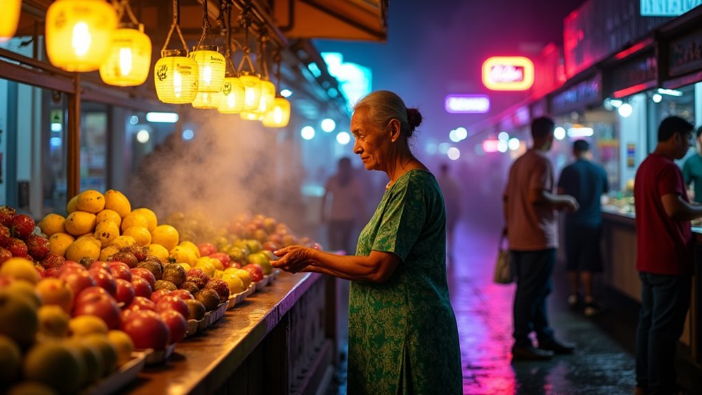 exploring vibrant night markets