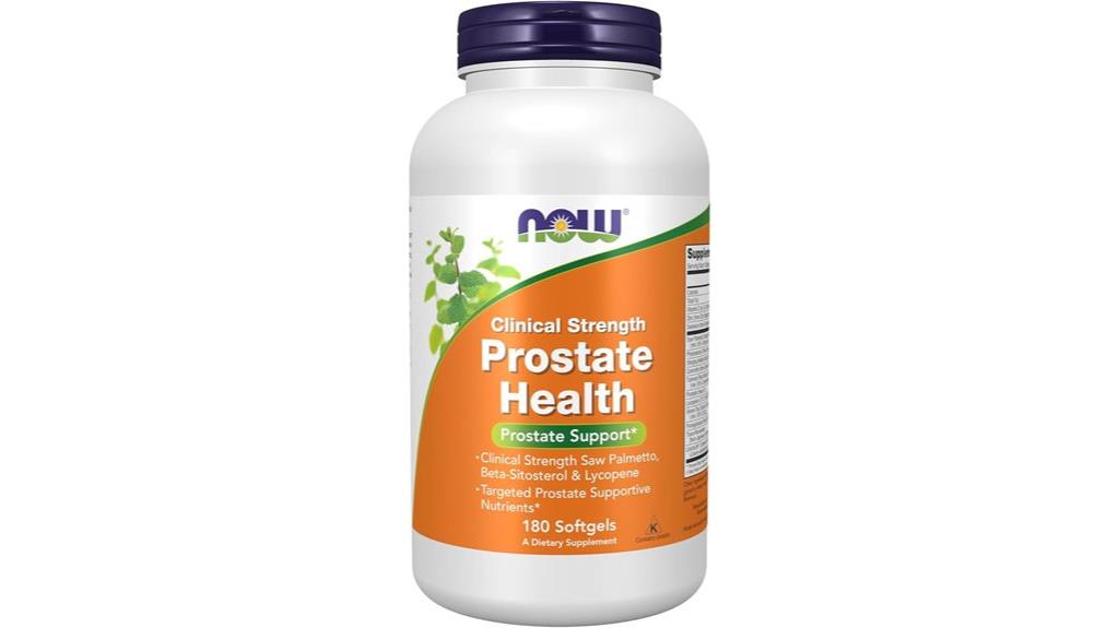 now foods prostate health evaluation