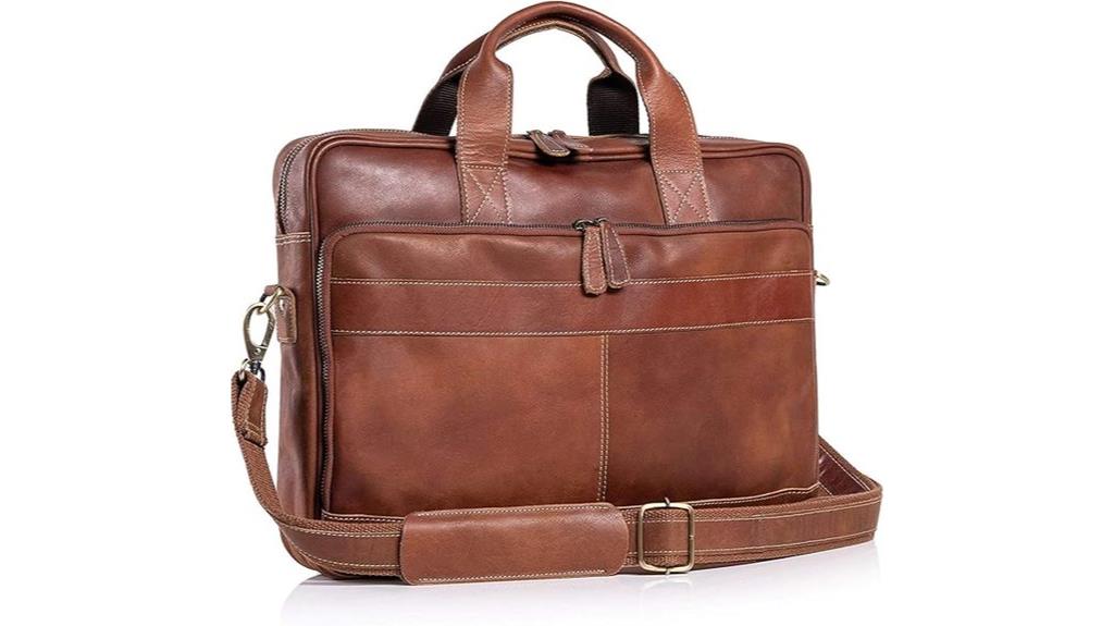 stylish 18 inch briefcase