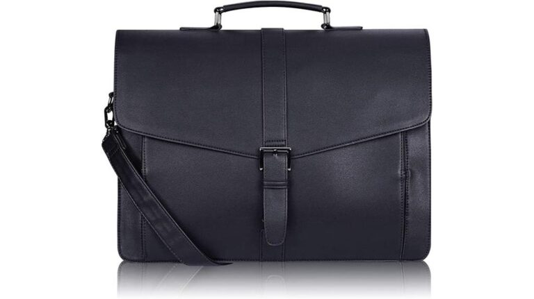 stylish leather briefcase review