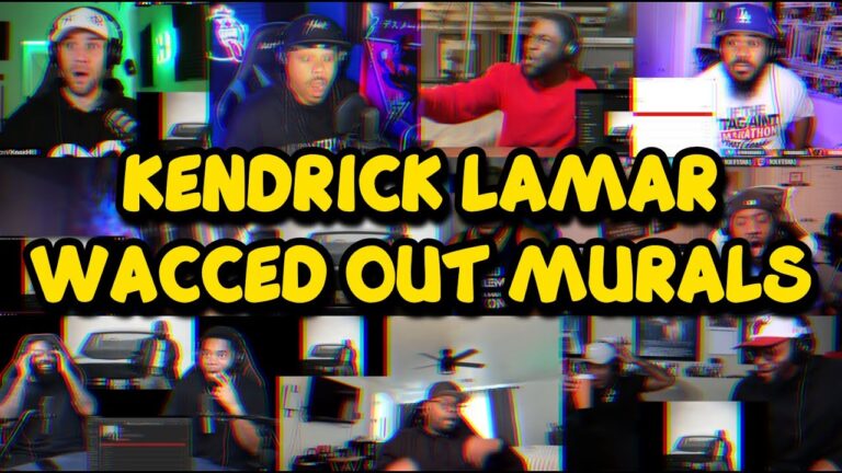 Kendrick Lamar – Wacced Out Murals | REACTION MASHUP