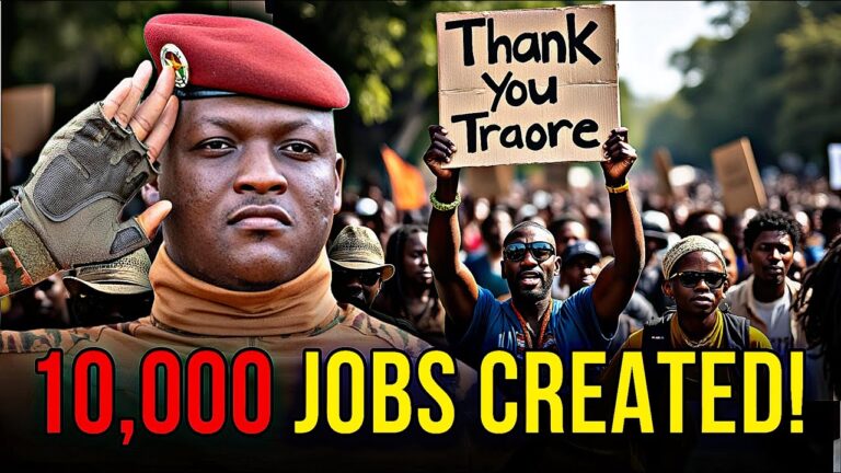 Corrupt African Leaders in Shock! Ibrahim Traore Employs 10,000 Youths in New Burkina Faso Factory